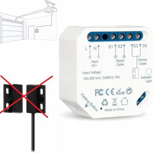 Inteligentny Otwieracz Bramy Garażowej Czujnik LoraTap