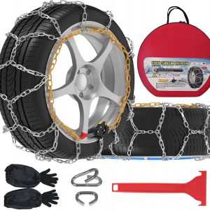Łańcuchy Śniegowe Automatyczne 2szt 12mm Szybki Montaż Rozmiar 130
