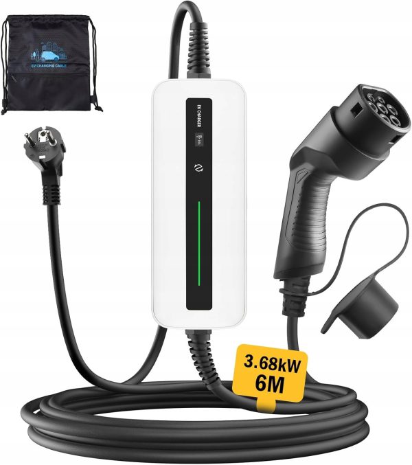 Kabel Ładowania EV Morec Typ 2 8-16A 3,6kW 6m Kabel Ładowania EV Morec Typ 2 8-16A 3,6kW 6m