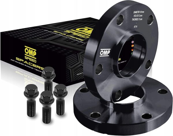Dystanse OMP Speed 15mm 5x114.3 67.1 Czarne Podwójnie Centrujące Dystanse OMP Speed 15mm 5x114.3 67.1 Czarne Podwójnie Centrujące