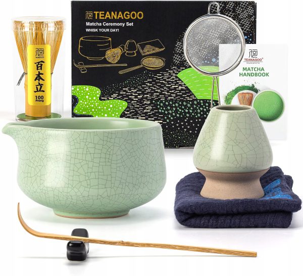 Zestaw do Matcha TEANAGOO – 7 elementów z ceramiczną miską Chawan