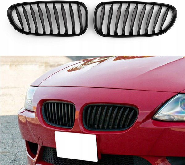Grill nerki BMW Z4 E85 E86 – Czarny Mat Grill nerki BMW Z4 E85 E86 – Czarny Mat