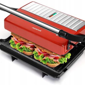 Opiekacz Panini Aigostar Warme 30HHH 1000W Czerwony Opiekacz Panini Aigostar Warme 30HHH 1000W Czerwony