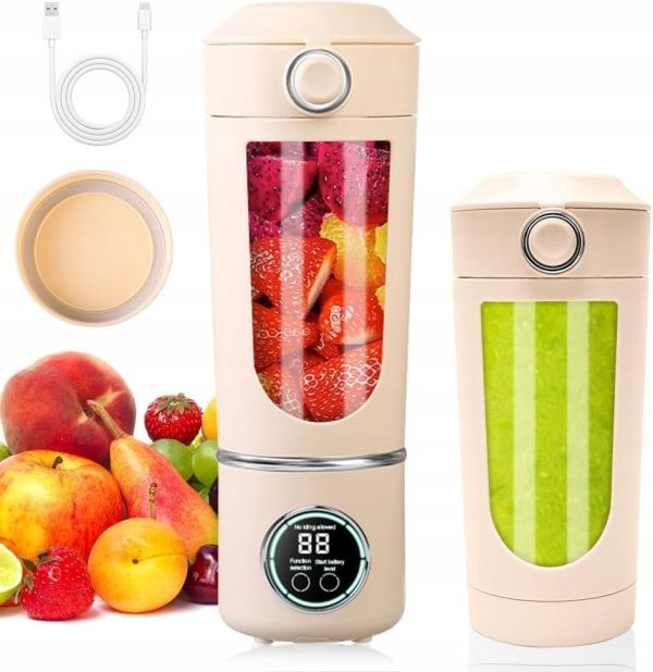 Blender Przenośny 700ml 12 Ostrzy Ładowany z Wyświetlaczem